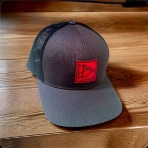 Gray American Accelerate Truckers Hat Cotton Blend Cap